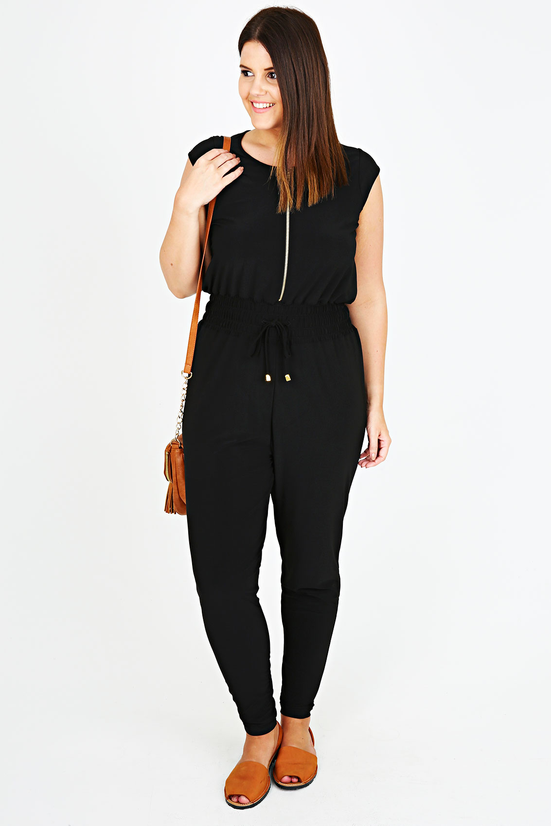 plus size utility jumpsuit