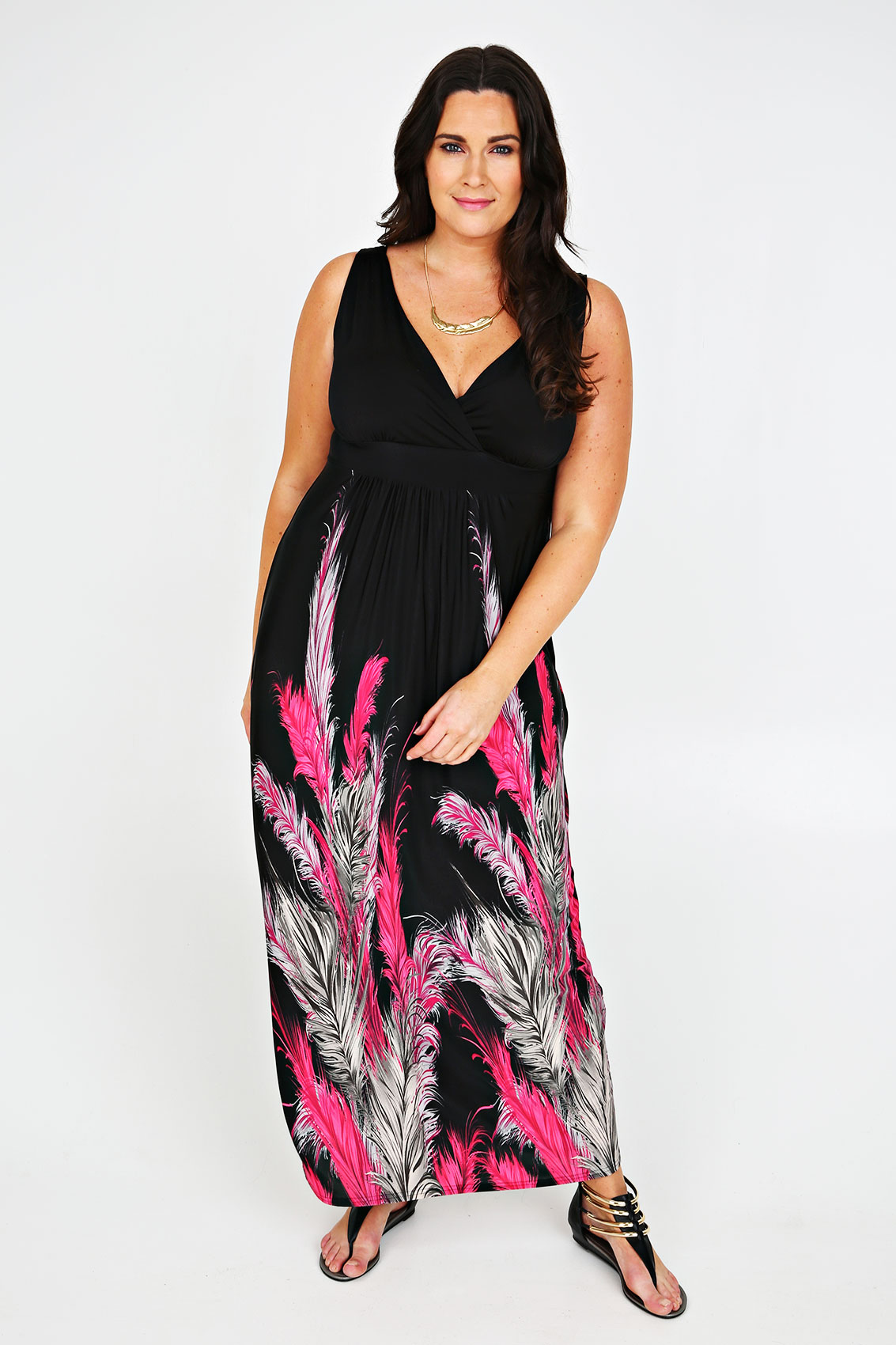 feather maxi