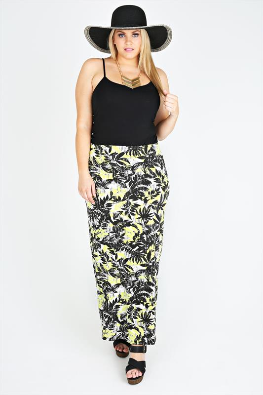 palm maxi skirt