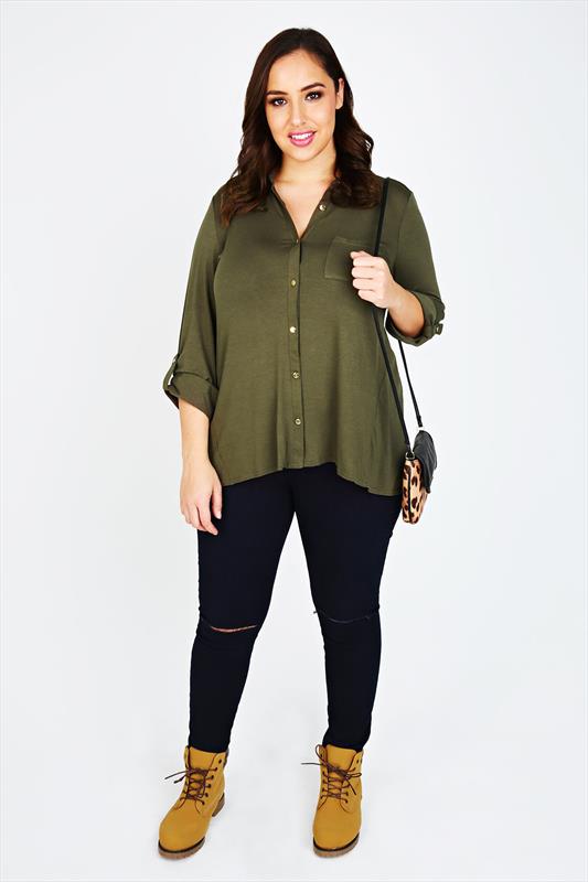 dipped hem top plus size