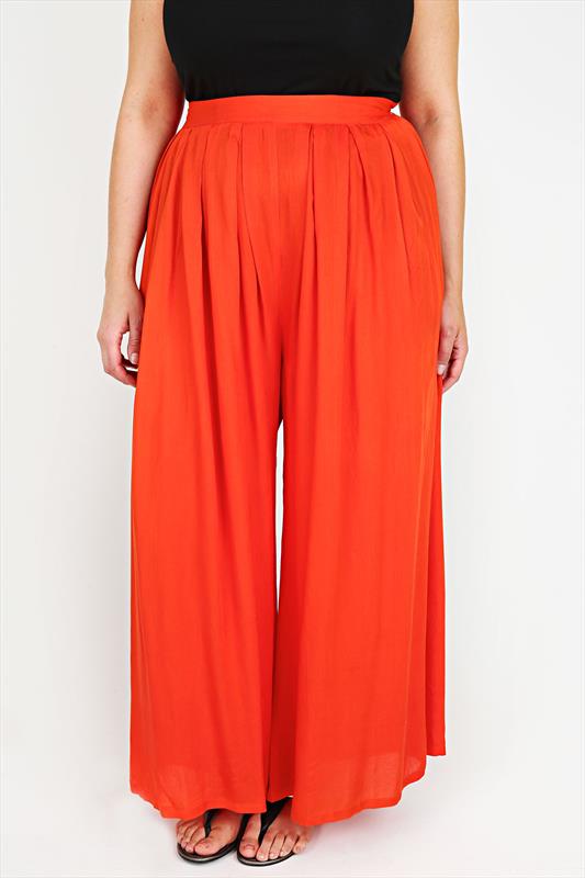 orange striped trousers