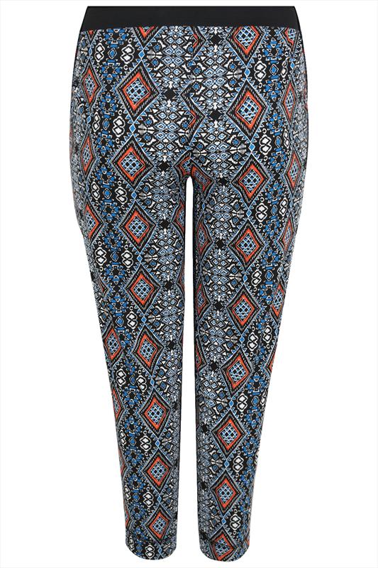 aztec print trousers