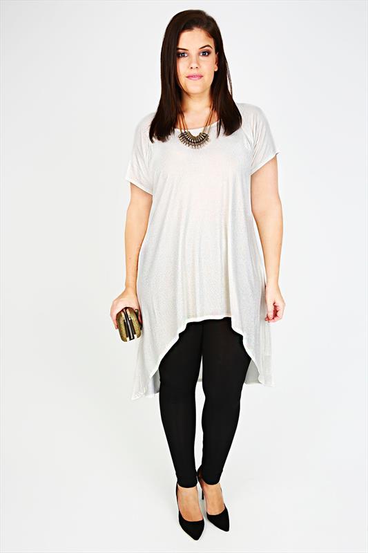 dipped hem top plus size