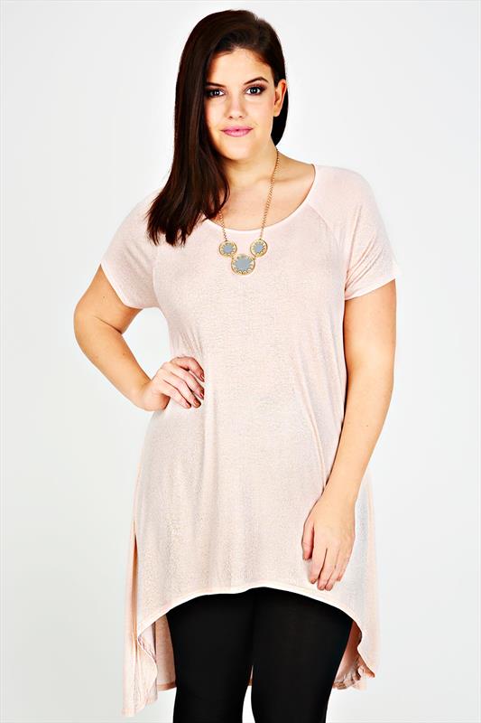 dipped hem top plus size