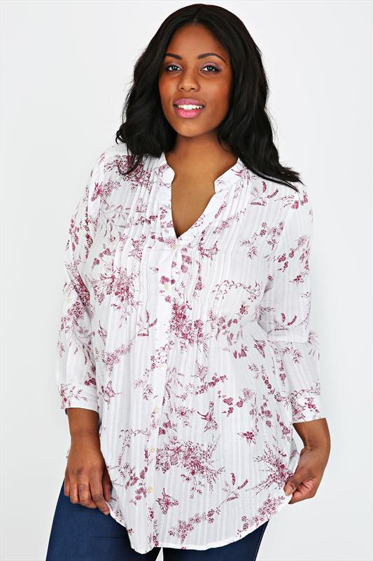 pink floral blouse uk