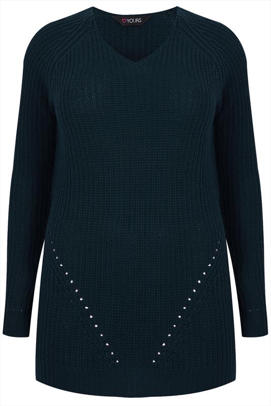 knitted longline jumpers