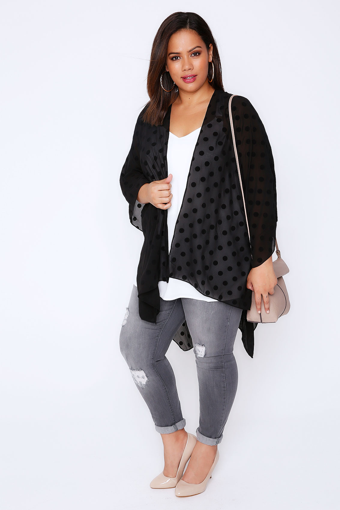 polka dot wrap