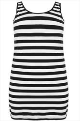 black and white stripped womens shirt