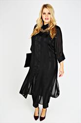 maxi length shirt