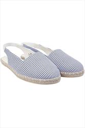 navy slingback espadrilles