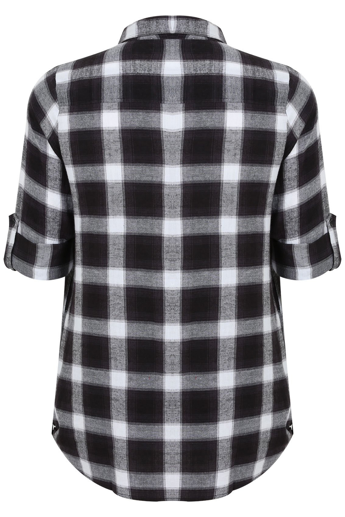 black and white checked shirts