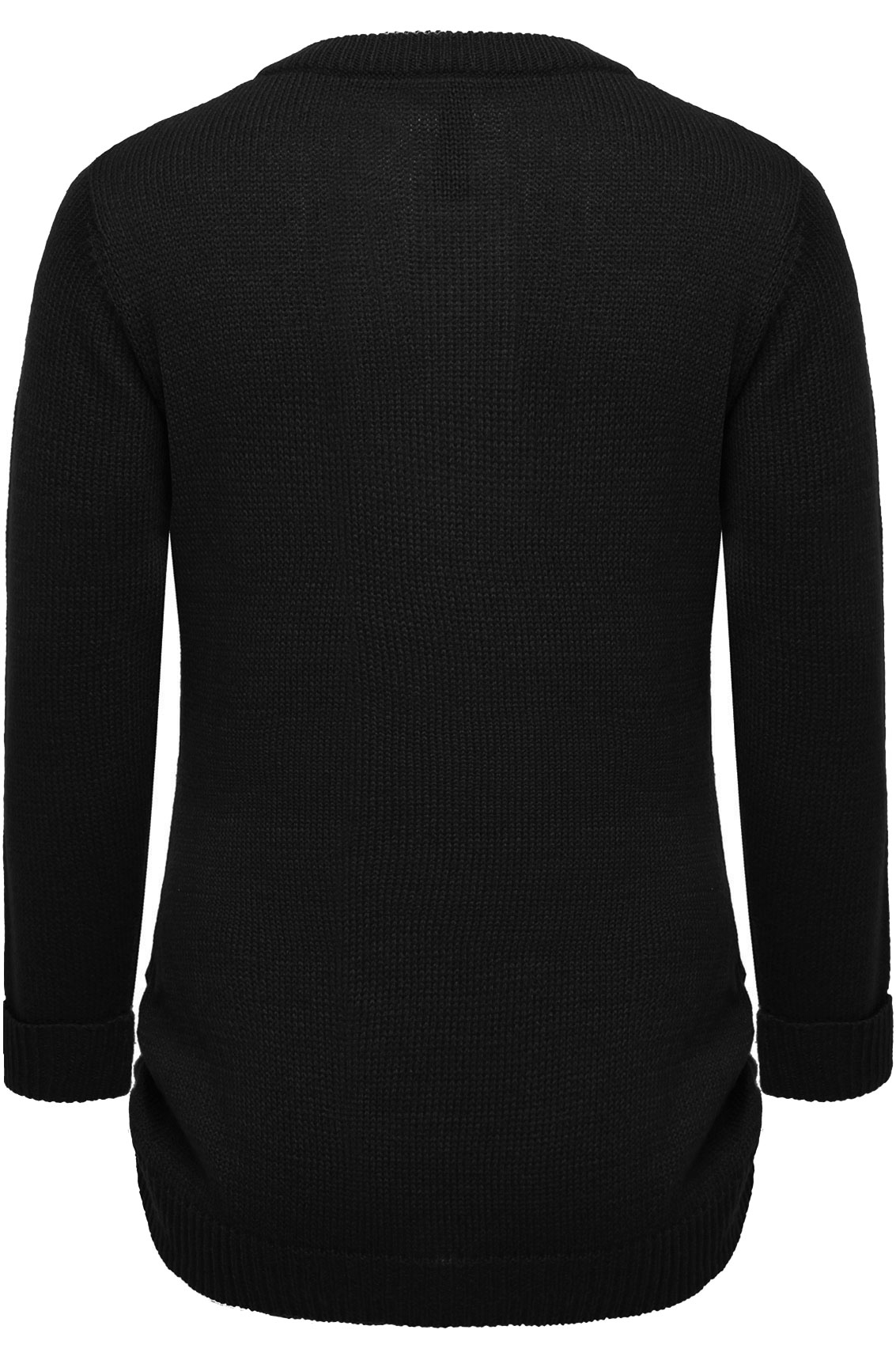 essential black jumper