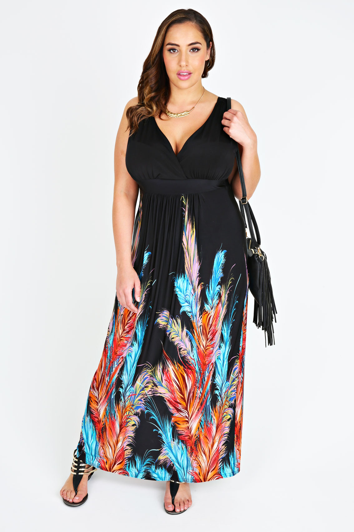 feather maxi