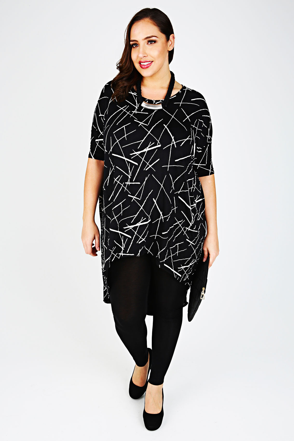 dipped hem top plus size
