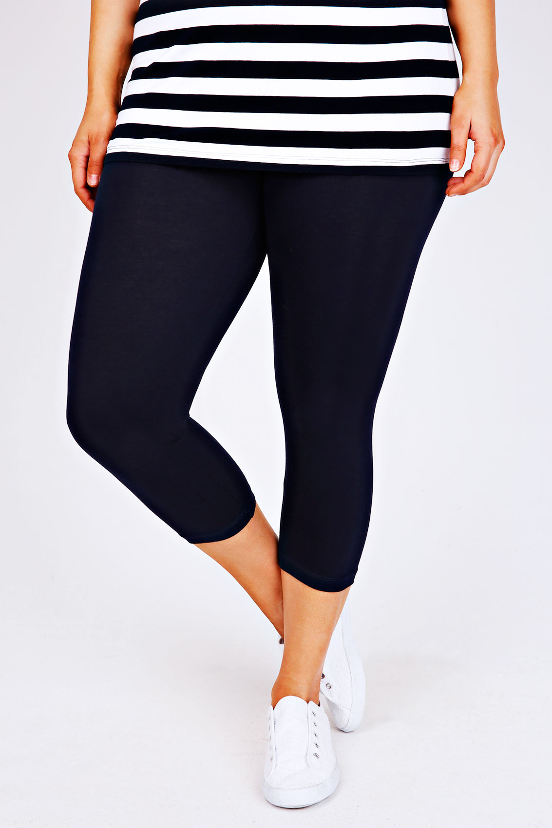 Cotton Cropped Leggings For Women