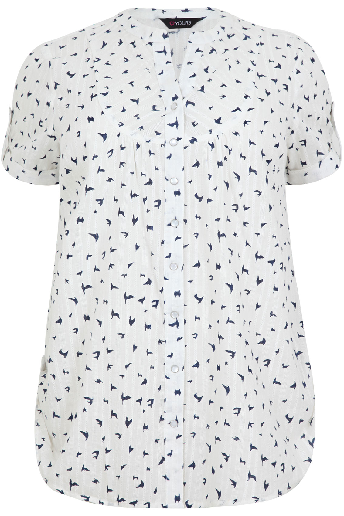 bird print blouse uk